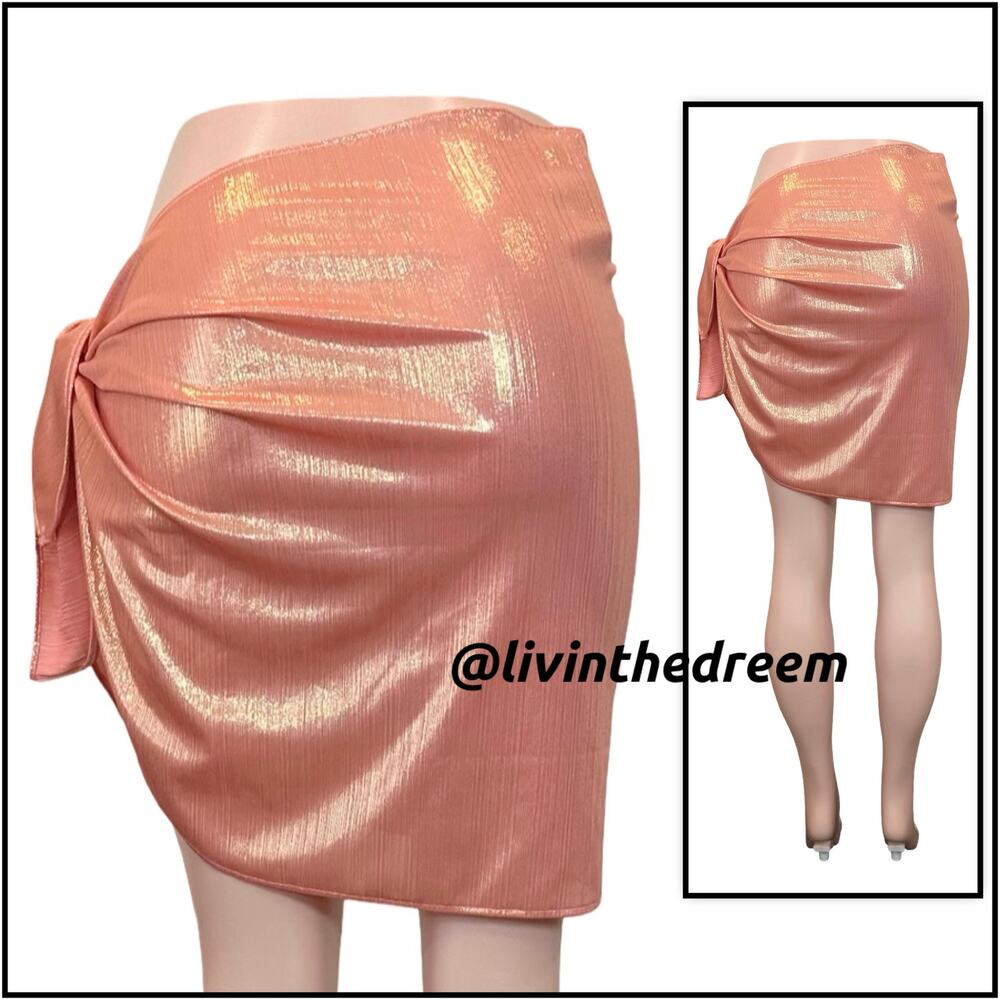 Moda Minx Shimmering Lights Short Sarong $59 - Picture 8 of 13
